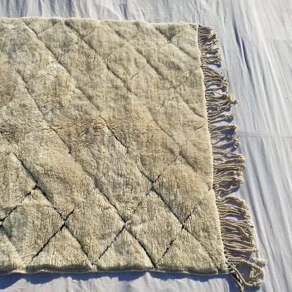 Customized Dilma | Moroccan Beni Mrirt Rug | 10’20x12’60 Ft| 100% wool handmade - OunizZ