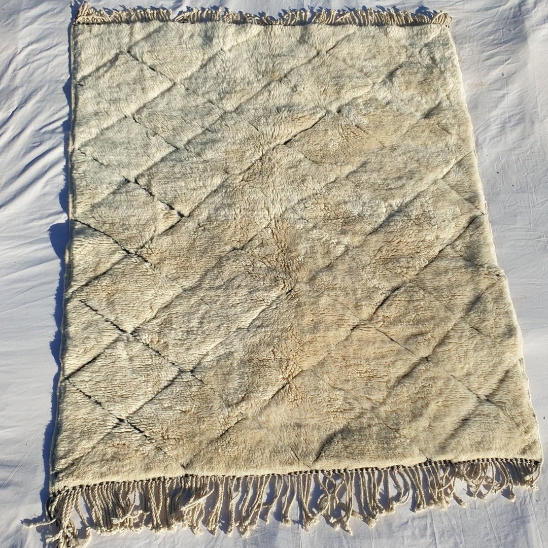 Customized Dilma | Moroccan Beni Mrirt Rug | 10’20x12’60 Ft| 100% wool handmade - OunizZ