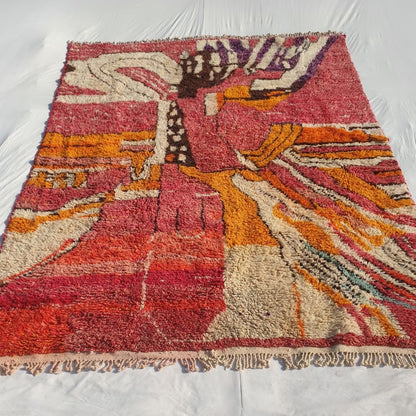 Mabia | Large Beni Mrirt Oversized Rug 10x13 ft Red Multicolored | 10'x13'19 Ft | 306x402 cm - OunizZ