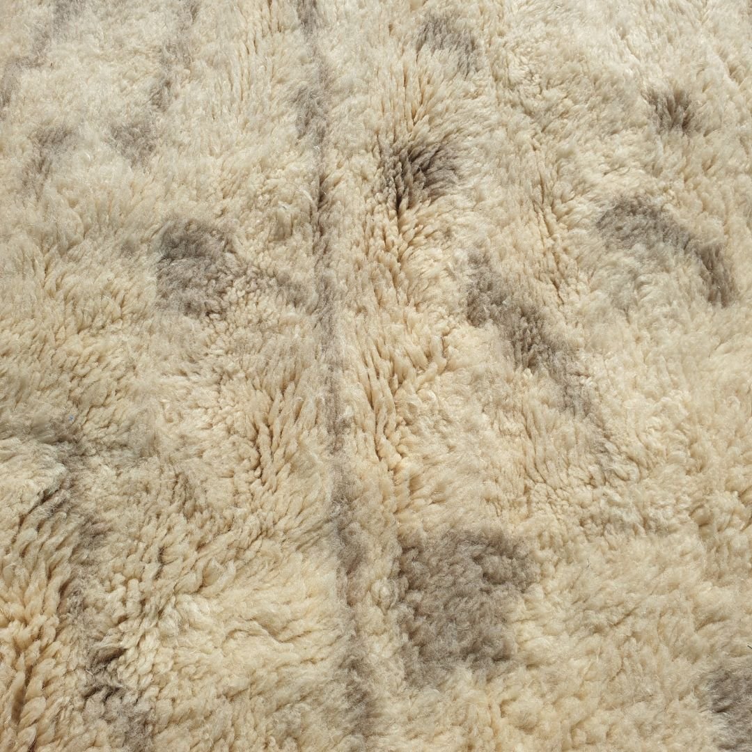 Machala - Squared Beni Mrirt 12x12 Moroccan Rug | Fluffy Luxurious Wool Berber Rug | 12'14x12'30 Ft | 370x375 cm - OunizZ