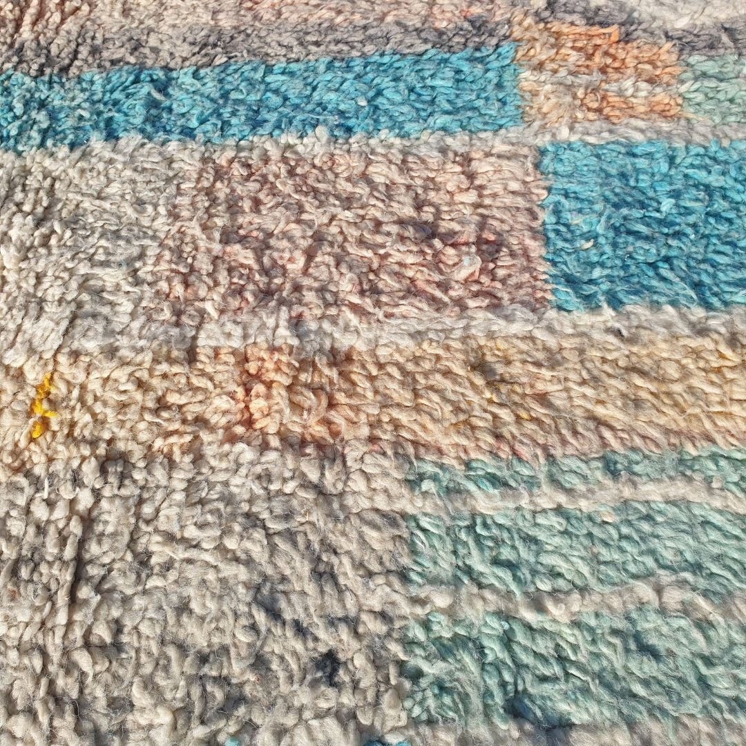 Mfalha - Vintage Moroccan Rug Boujaad 6x9 Berber Handmade | 6'27x9'22 Ft | 191x281 cm - OunizZ