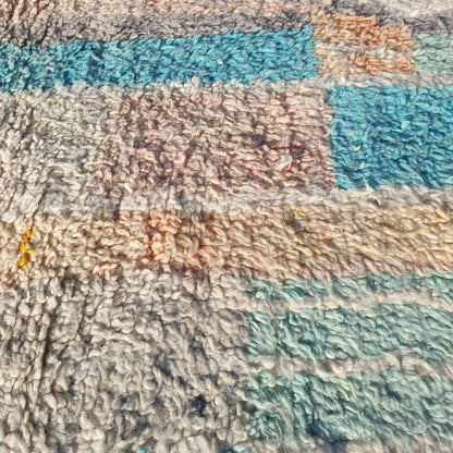 Mfalha - Vintage Moroccan Rug Boujaad 6x9 Berber Handmade | 6'27x9'22 Ft | 191x281 cm - OunizZ