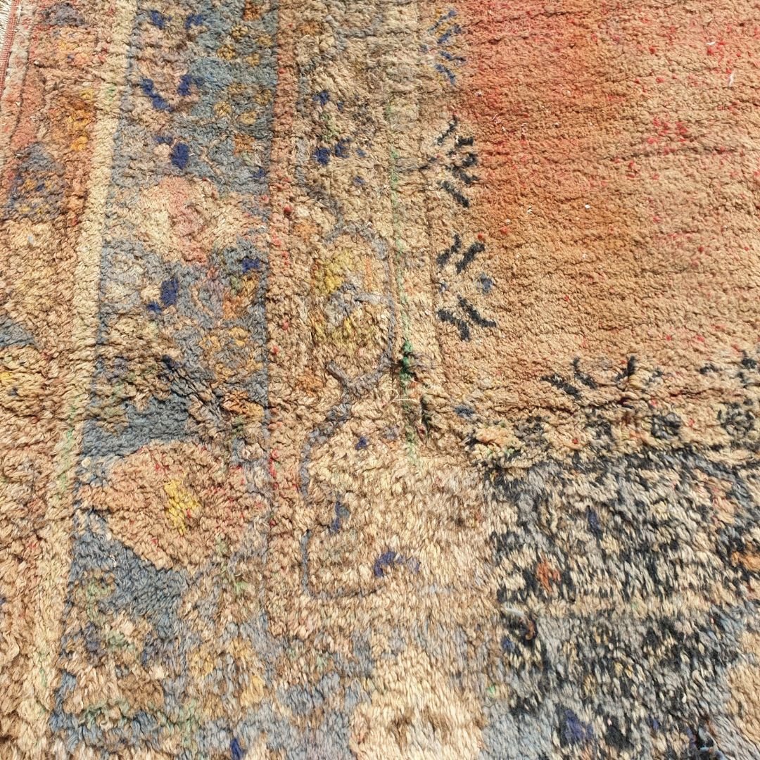 SHILUM | 16'4x9,5 Ft | 5x2,90 m | Moroccan VINTAGE Rabat Rug | 100% wool handmade - OunizZ
