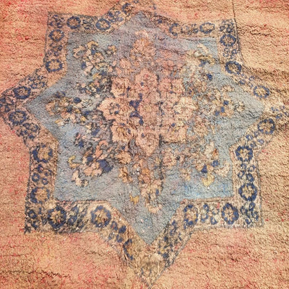 SHILUM | 16'4x9,5 Ft | 5x2,90 m | Moroccan VINTAGE Rabat Rug | 100% wool handmade - OunizZ