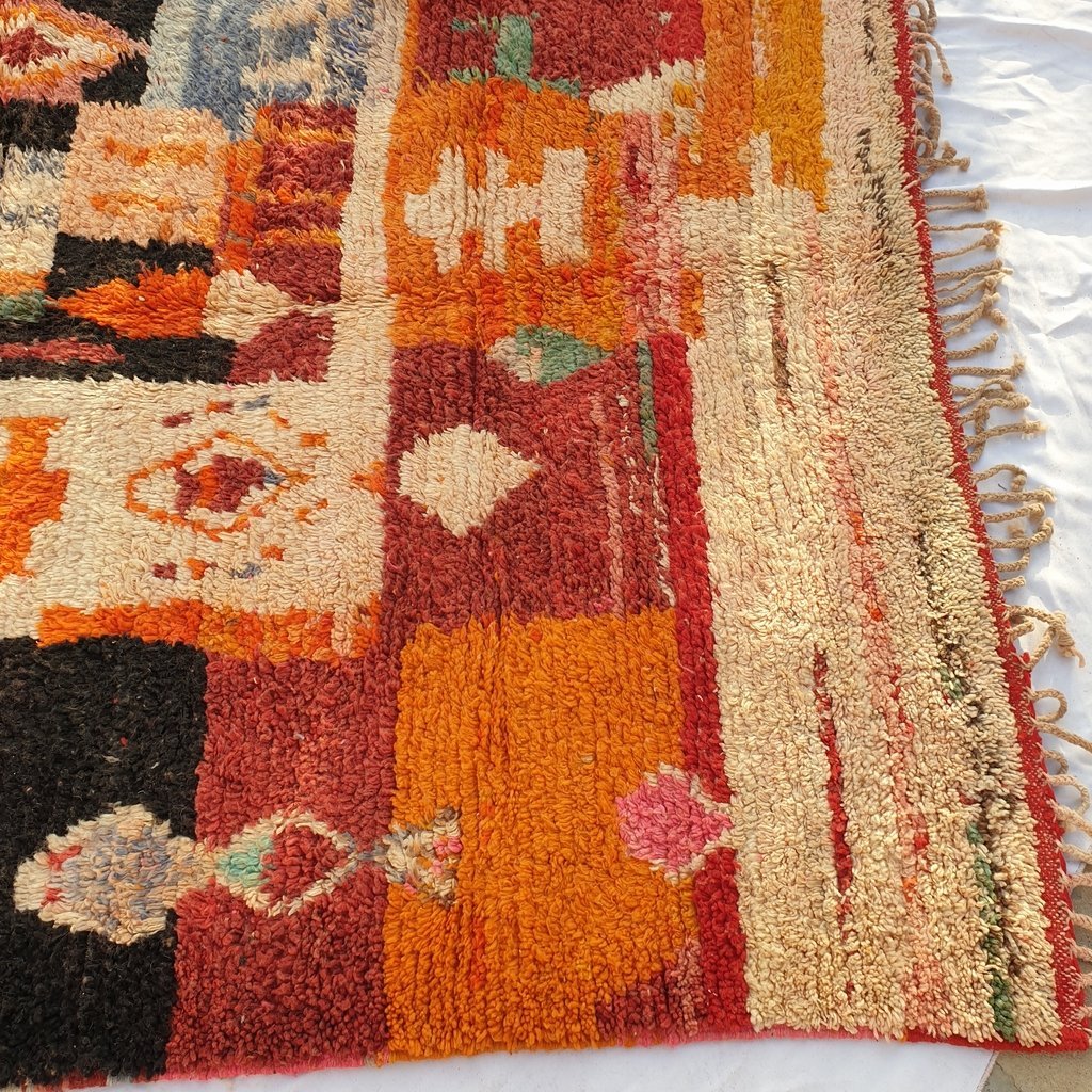 AZAKI | 9'5x6'3 Ft | 3x2 m | Moroccan Colorful Rug | 100% wool handmade - OunizZ