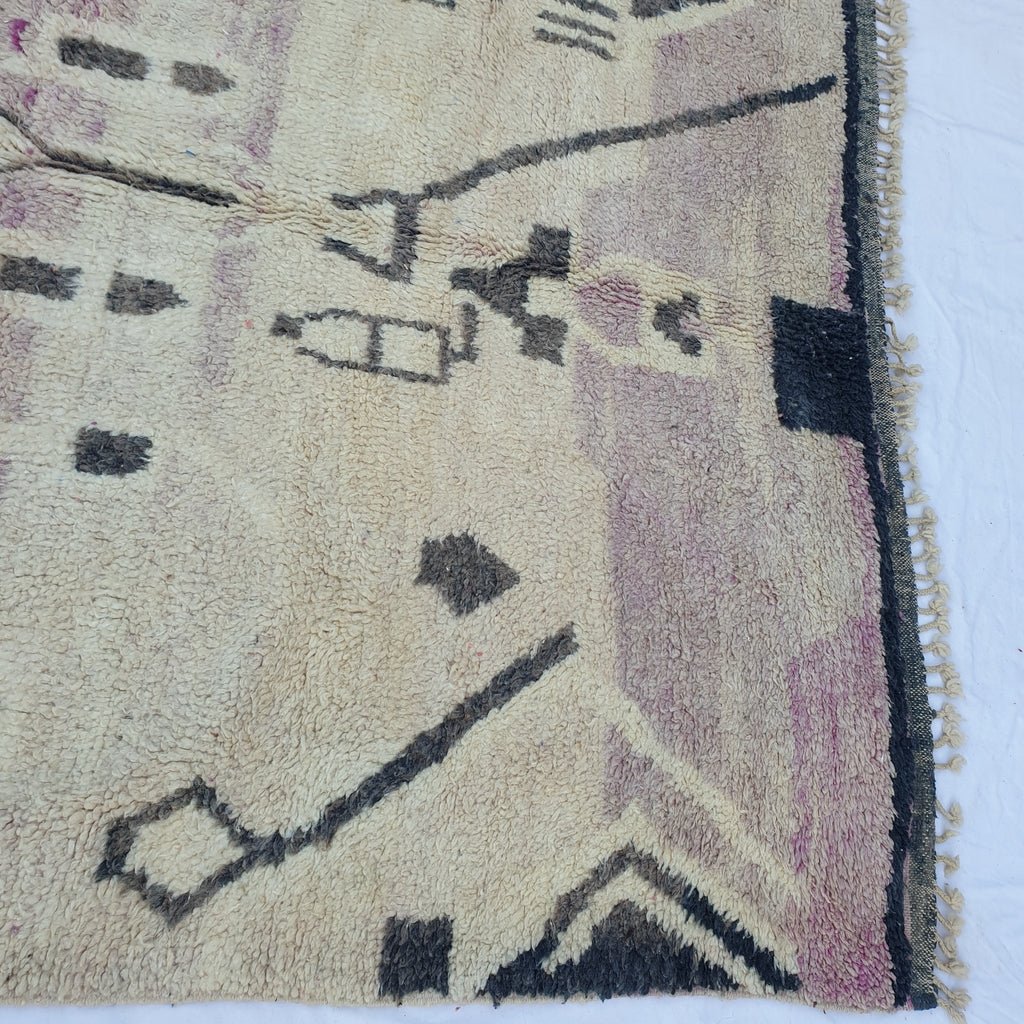 Balja - MOROCCAN BOUJAAD RUG | Berber Colorful Area Rug for living room Handmade Authentic Wool | 9'8x6'6 Ft | 3x2 m - OunizZ