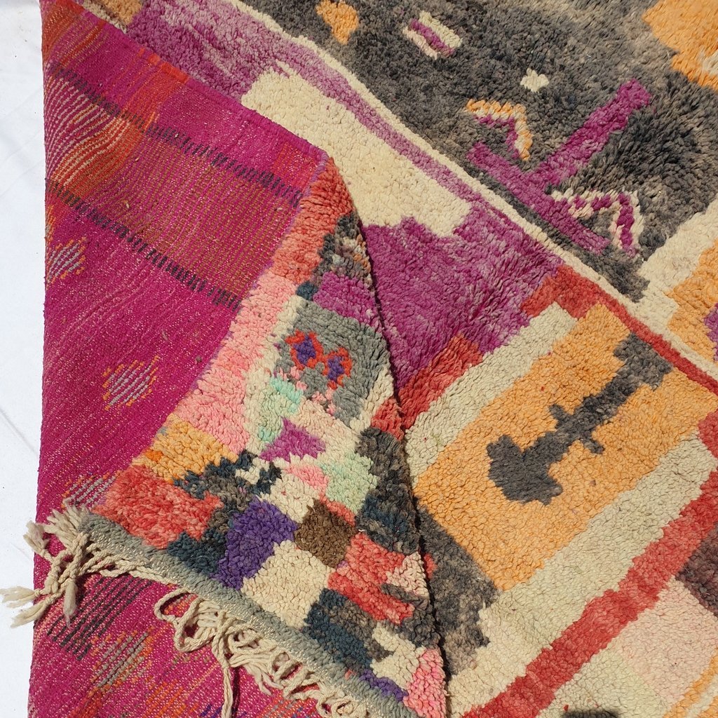 BRIBA | 10x6'5 Ft | 3x2 m | Moroccan Colorful Rug | 100% wool handmade - OunizZ