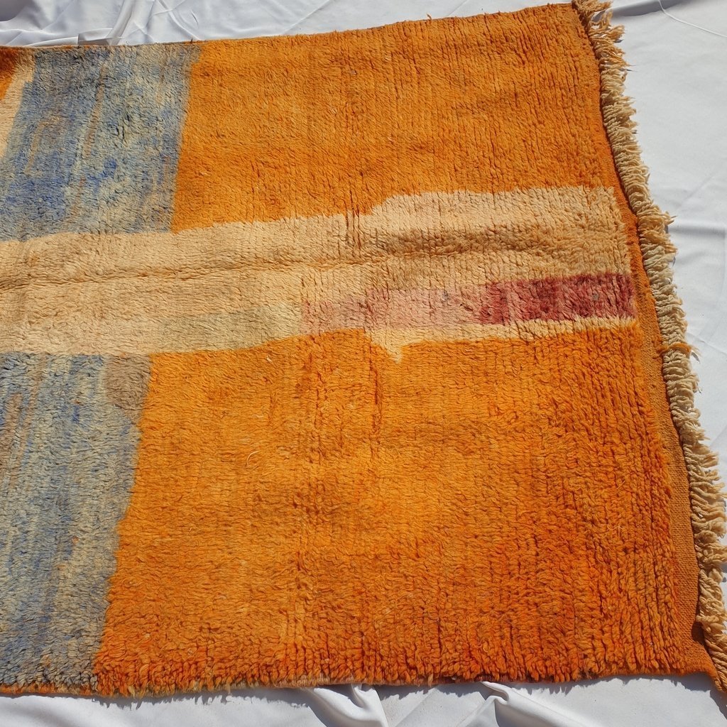 Customized AMASTI | 8'x6' Ft | Moroccan Colorful Rug | 100% wool handmade - OunizZ