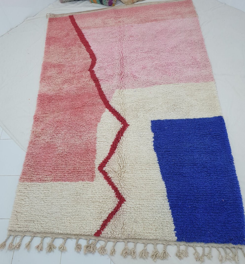 Customized TOUIBA | 3x2 m | Moroccan Colorful Rug | 100% wool handmade - OunizZ