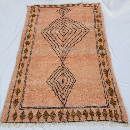 Customized WARDA | 2,5x1,5 m | Moroccan Vintage style Rug | 100% wool handmade - OunizZ