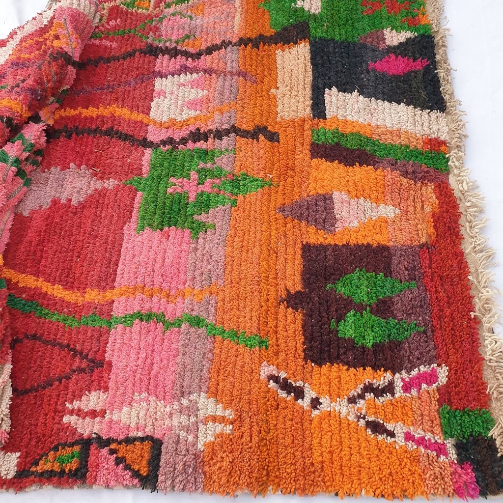 DICHRA | 8'6x5'7 Ft | 2,6x1,7 m | Moroccan Colorful Rug | 100% wool handmade - OunizZ