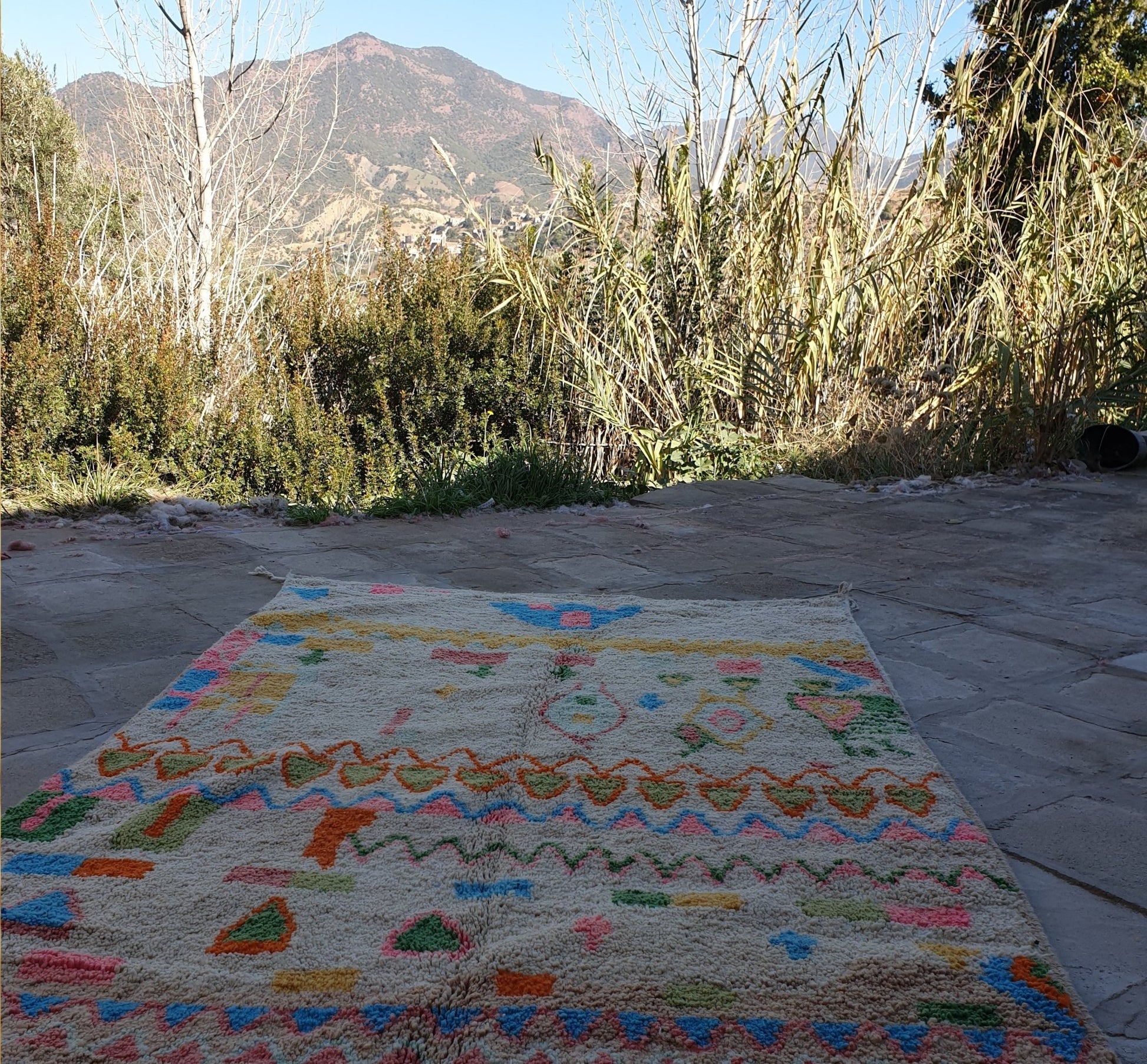 FADINA | Boujaad Rug | 100% wool handmade in Morocco - OunizZ