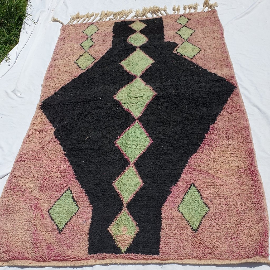 FRARA | 8'5x5 Ft | 2,5x1,5 m | Moroccan Colorful Rug | 100% wool handmade - OunizZ