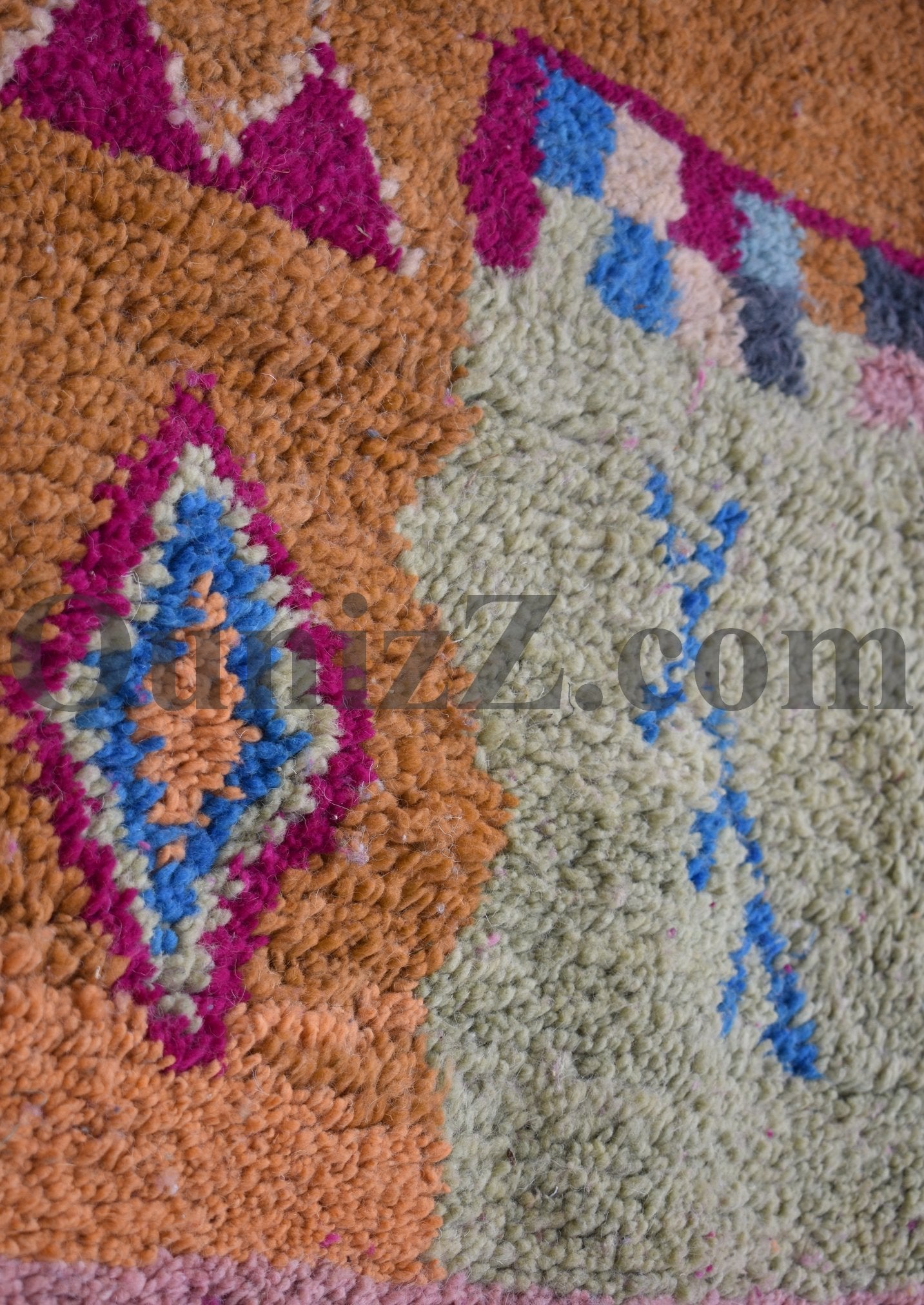 IDOUKEN | Boujaad Rug | 100% wool handmade in Morocco - OunizZ