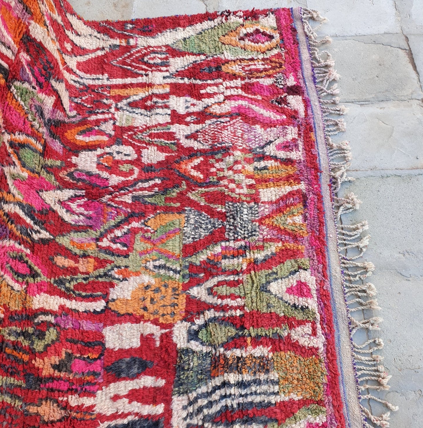 IHEMMA | Boujaad Rug | 100% wool handmade in Morocco - OunizZ