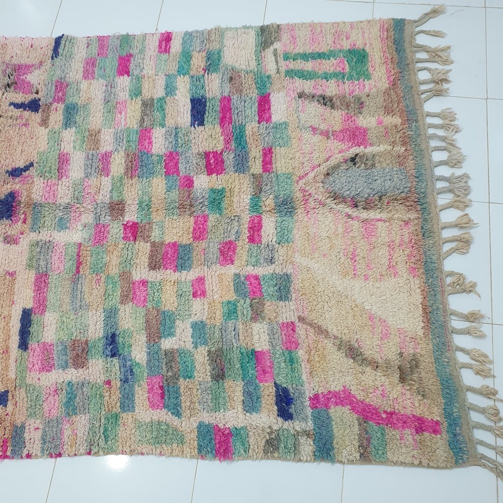 JEBID | 8'9x5 Ft | 2,72x1,53 m | Moroccan Colorful Rug | 100% wool handmade - OunizZ