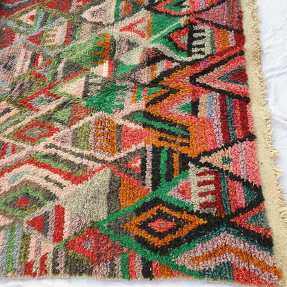 JENFA | 9'7x6'1 Ft | 3x2 m | Moroccan Colorful Rug | 100% wool handmade - OunizZ