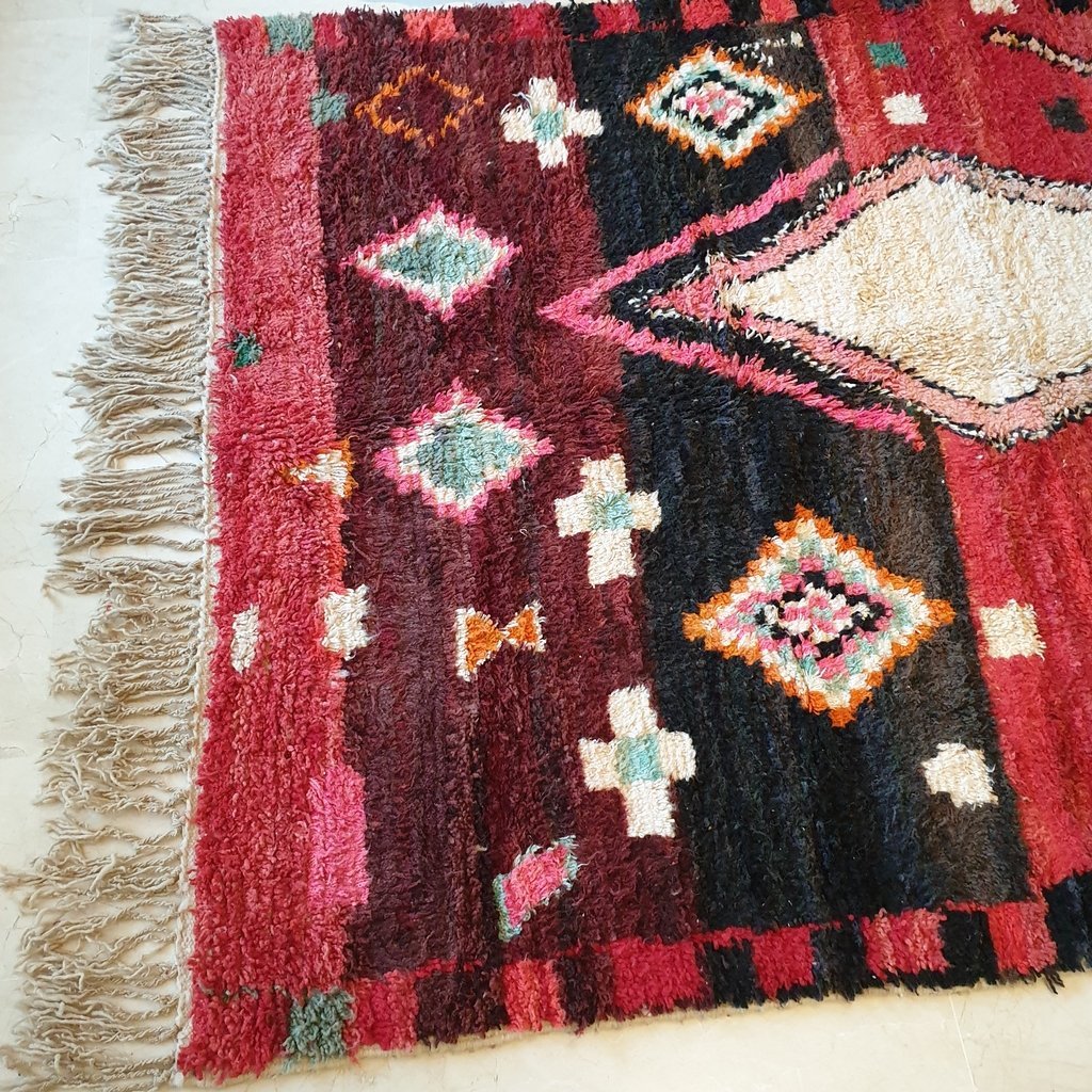 KELMA | 9'9x6'1 Ft | 3,03x1,87 m | Moroccan Colorful Rug | 100% wool handmade - OunizZ