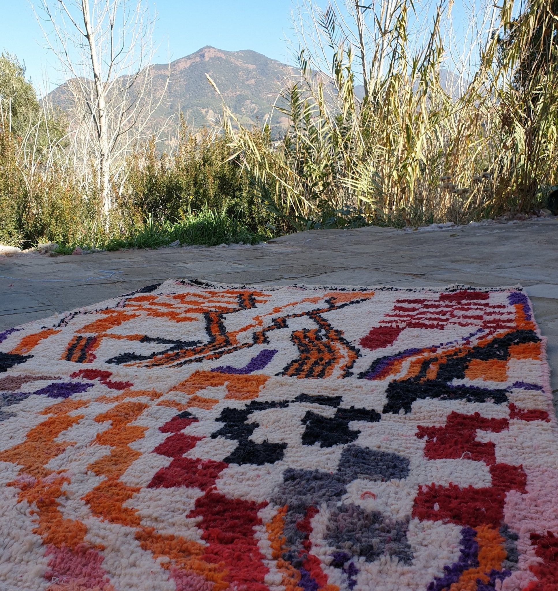 KHEIRA | Boujaad Rug | 100% wool handmade in Morocco - OunizZ