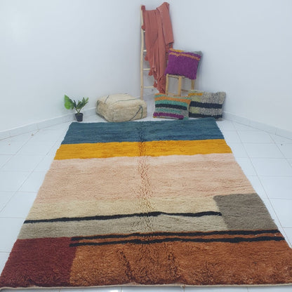 KIMMA (Super Soft Super Thick) | 9'8x6'9 Ft | 3x2 m | Moroccan Beni Mrirt Rug | 100% wool handmade - OunizZ