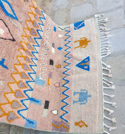 KINSA | Boujaad Rug | 100% wool handmade in Morocco - OunizZ