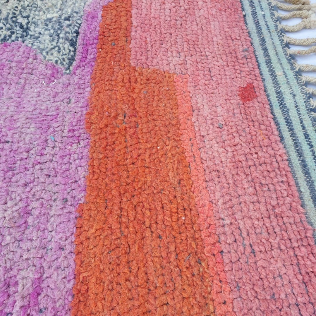 Maya - MOROCCAN RUG BOUJAD | Moroccan Berber Rug | Colorful Rug Moroccan Carpet | Authentic Handmade Berber Bedroom Rugs | 9'42x6'82 Ft | 287x208 cm - OunizZ