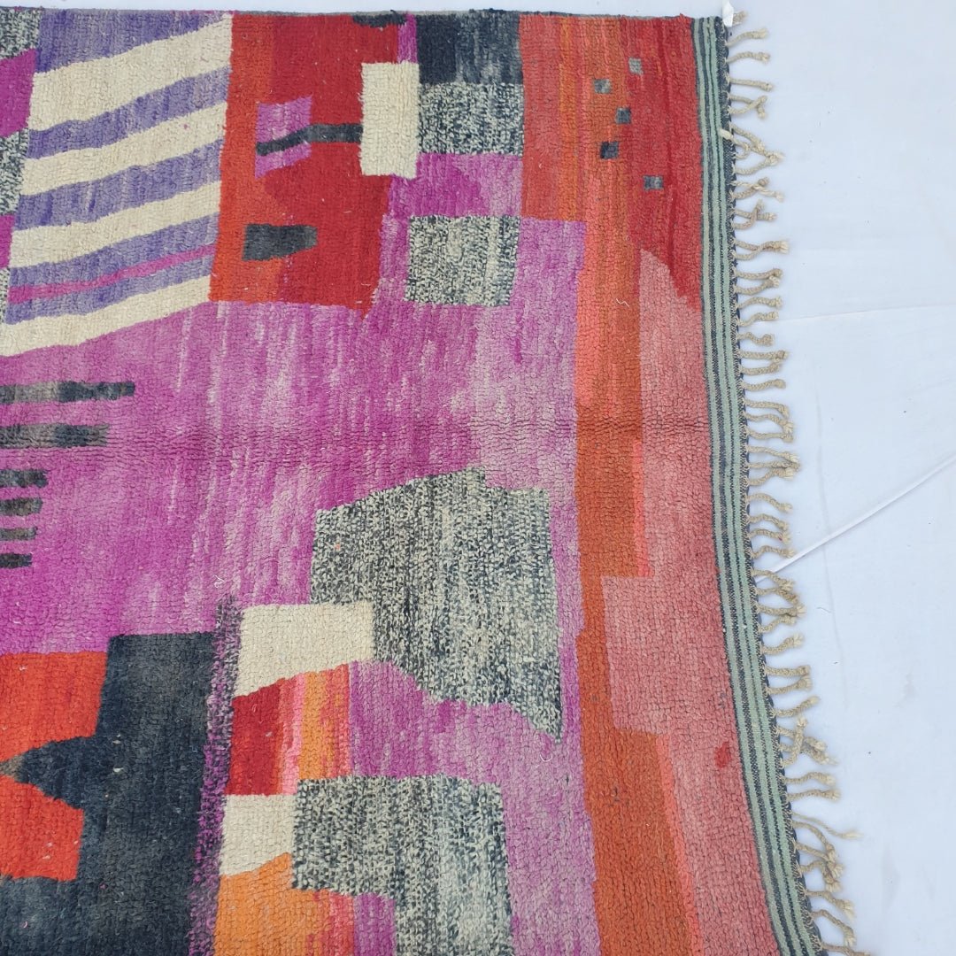 Maya - MOROCCAN RUG BOUJAD | Moroccan Berber Rug | Colorful Rug Moroccan Carpet | Authentic Handmade Berber Bedroom Rugs | 9'42x6'82 Ft | 287x208 cm - OunizZ