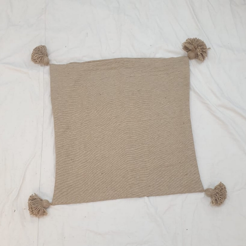 Moroccan Cotton cushions with pom poms - OunizZ