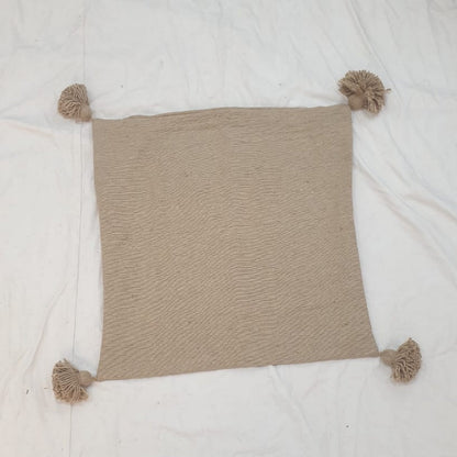Moroccan Cotton cushions with pom poms - OunizZ