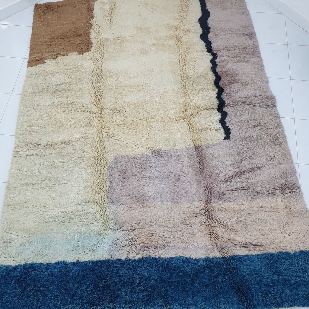 MRAYA (Super Soft Super Thick) | 9'6x7'2 Ft | 2,93x2,19 m | Moroccan Beni Mrirt Rug | 100% wool handmade - OunizZ