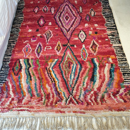 SALDIA | 9'7x6'4 Ft | 3x2 m | Moroccan Colorful Rug | 100% wool handmade - OunizZ