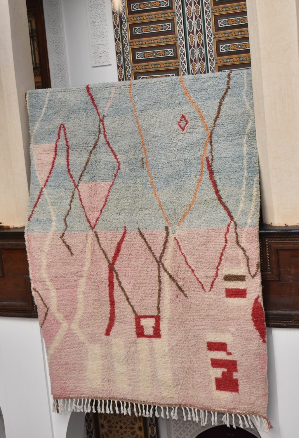 SONIA Customized model | Boujaad Rug | 100% wool handmade in Morocco - OunizZ