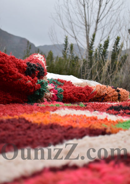 SOUSSIA | Boujaad Rug | 100% wool handmade in Morocco - OunizZ