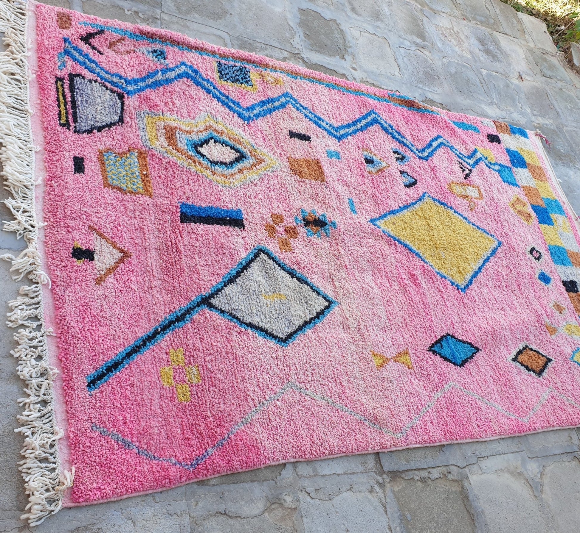 TADLA | Boujaad Rug | 100% wool handmade in Morocco - OunizZ