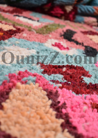 TAMACHO | Boujaad Rug | 100% wool handmade in Morocco - OunizZ