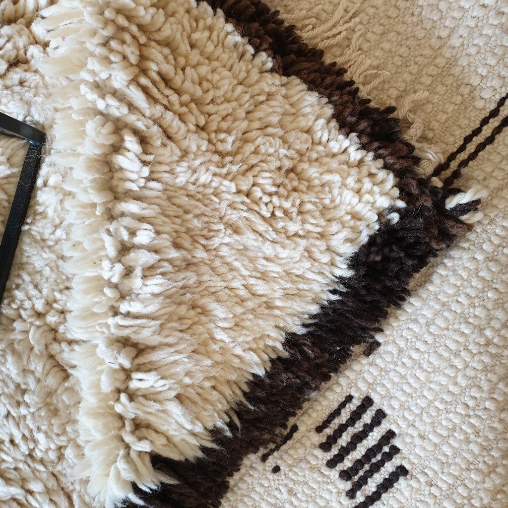 WAYLI | 9x6 Ft | 2,77x1,80 m | Moroccan Beni Mrirt Rug | 100% wool handmade - OunizZ